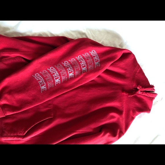 supreme arm logo hoodie ✨SOLD✨ - Picture 2 of 6